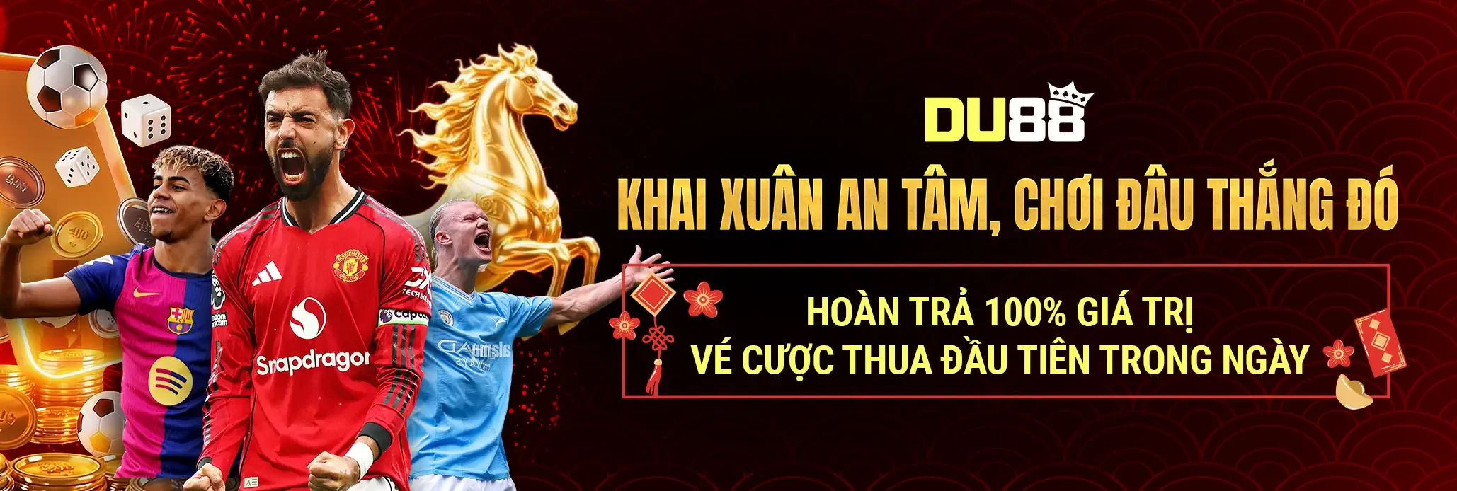 DU88 Cược Thể Thao Đón Xuân Bính Ngọ – Nhận Lì Xì 200,000